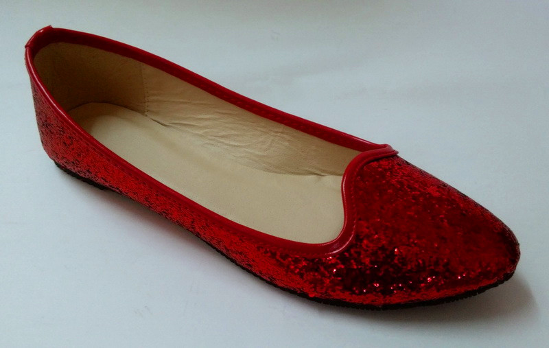 red snake PU with special shape fashion casual shoes